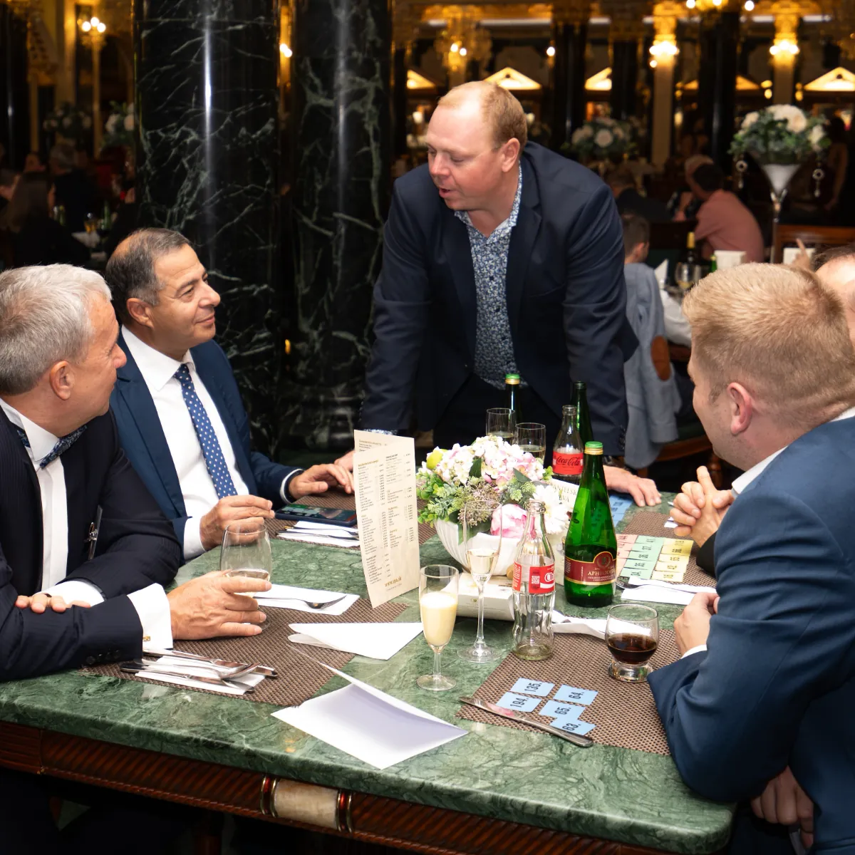 Guests at the round table